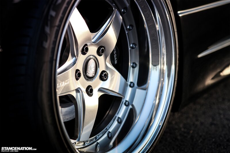 close-up of a car wheel