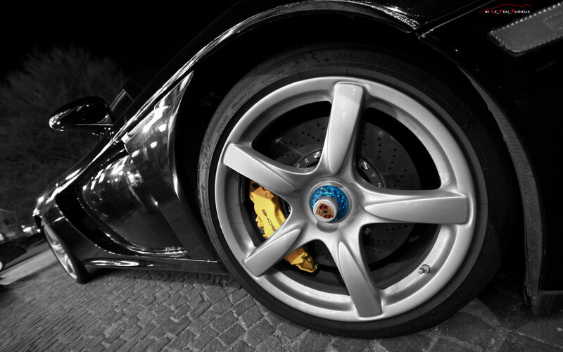 close-up of a car wheel