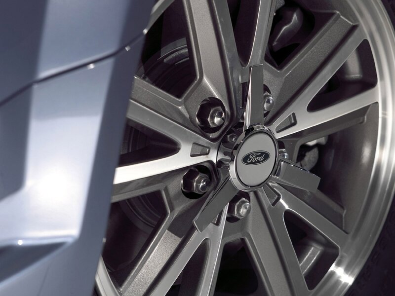 close-up of a car wheel
