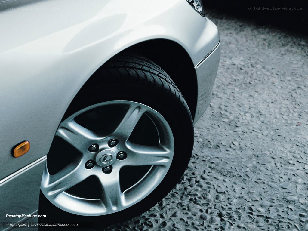 close-up of a car wheel