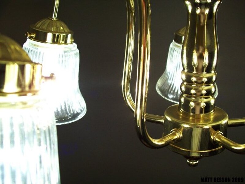 Close-up of a chandelier