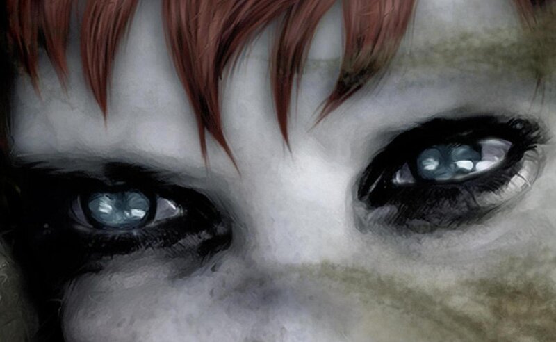 Close-up of a Character's Eyes — White