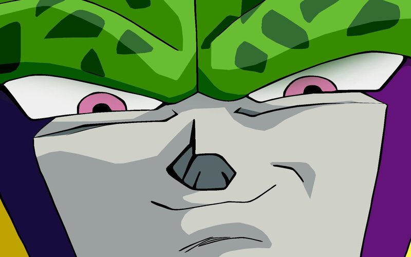 close-up of a character's face