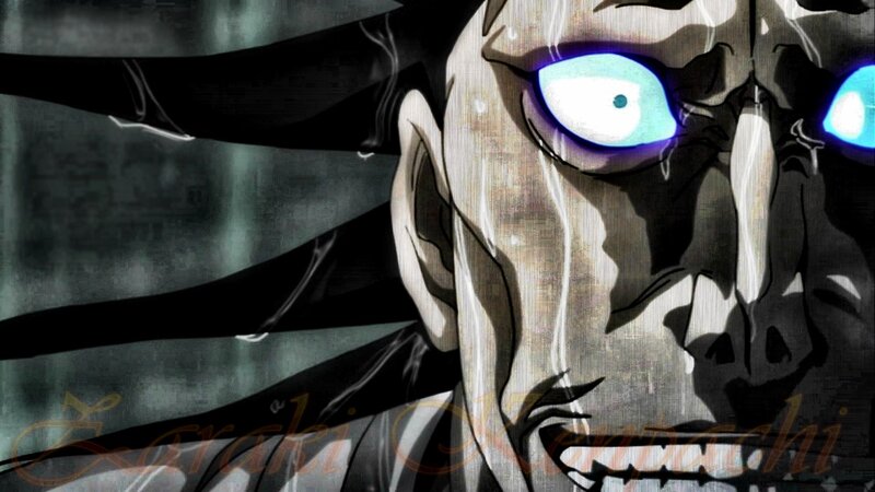 Close-up of a Character's Face — Black, Dramatic, Anime