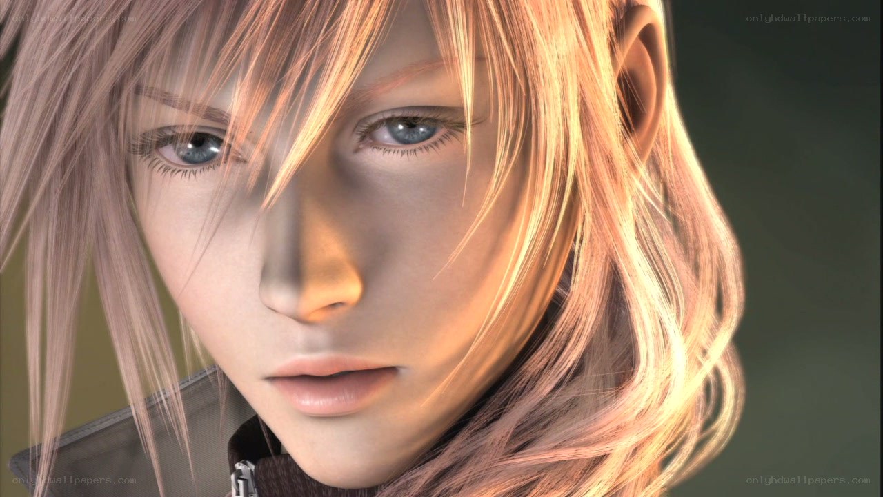 close-up of a character