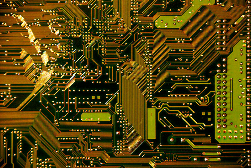 Close-up of a circuit board