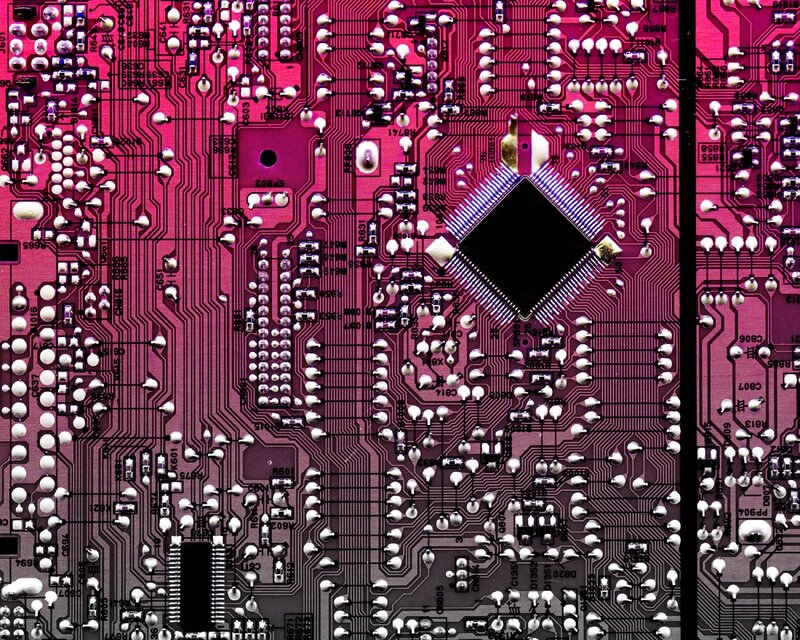 Close-up of a circuit board