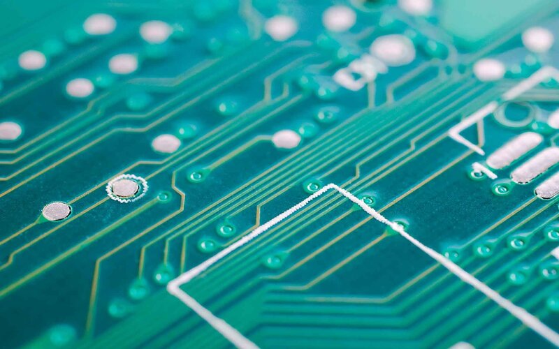 Close-up of a circuit board