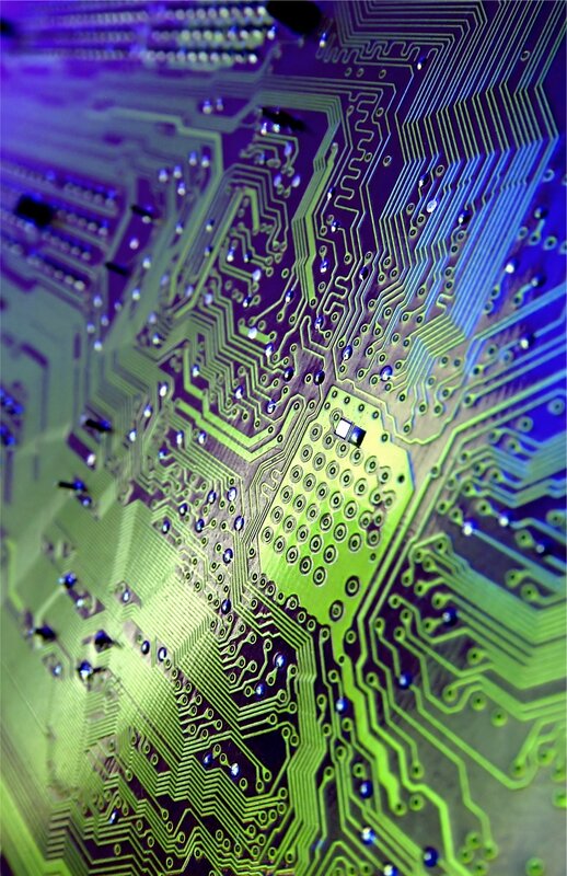 Close-up of a circuit board