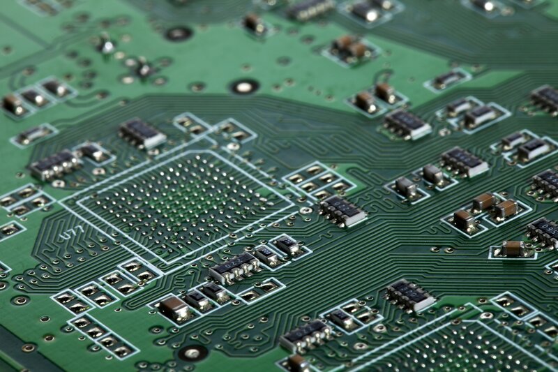 Close-up of a circuit board