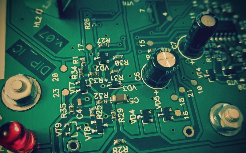 Close-up of a circuit board