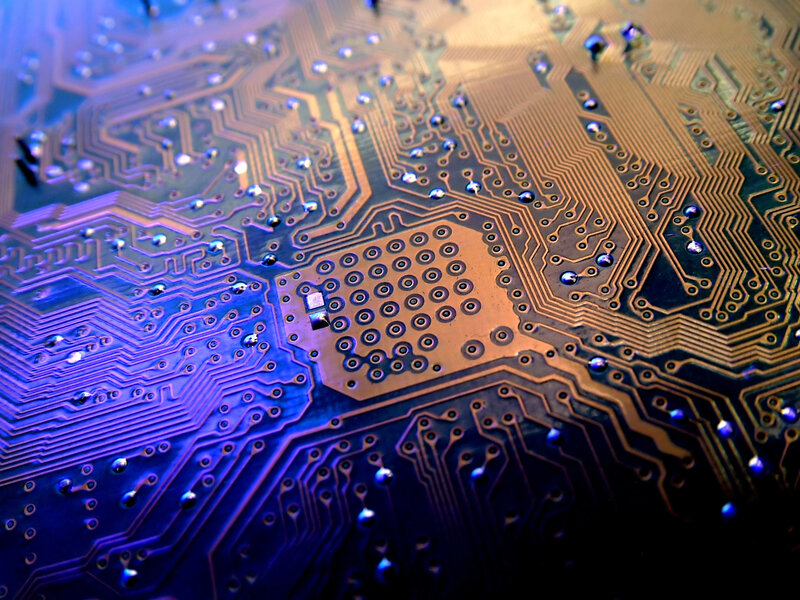 Close-up of a circuit board