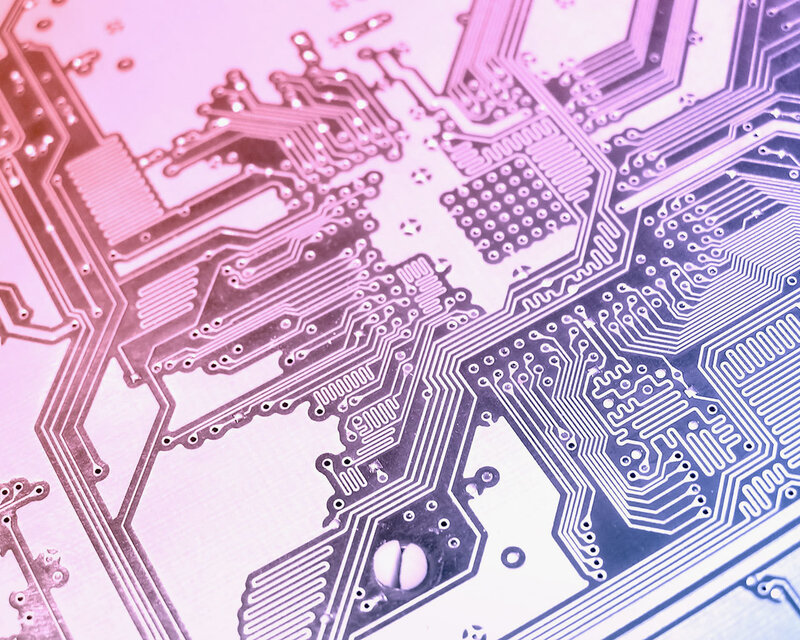 Close-up of a circuit board