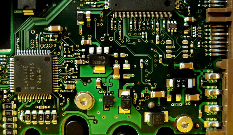 Close-up of a circuit board