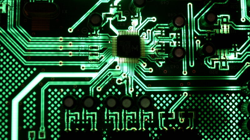 Close-up of a circuit board