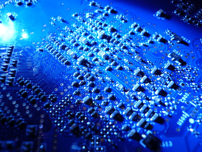 Close-up of a circuit board