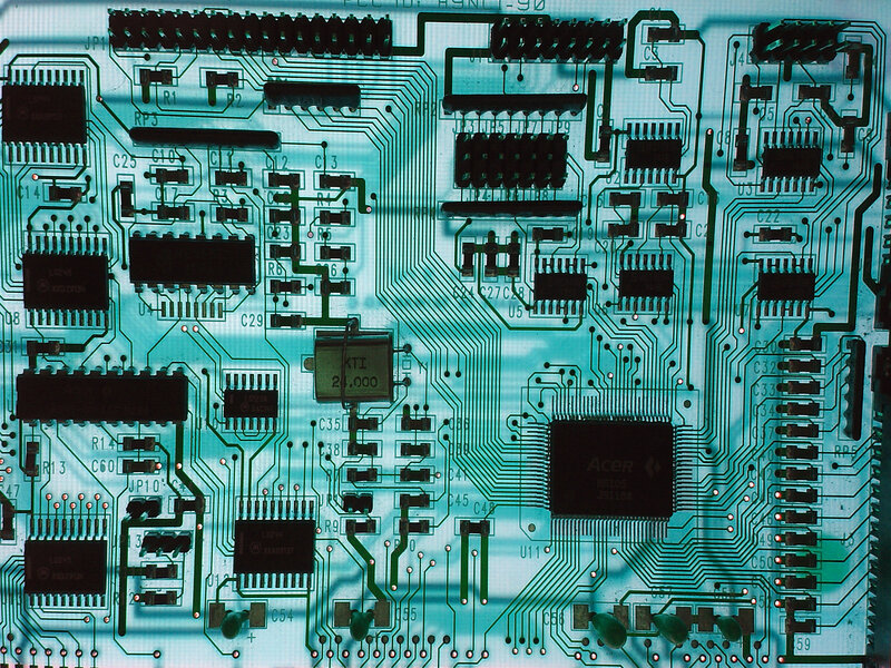 Close-up of a circuit board