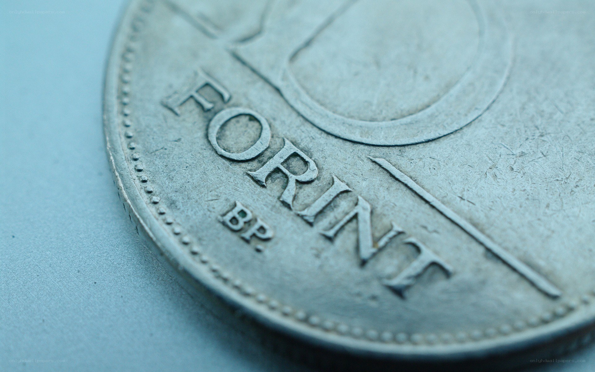 close-up of a coin