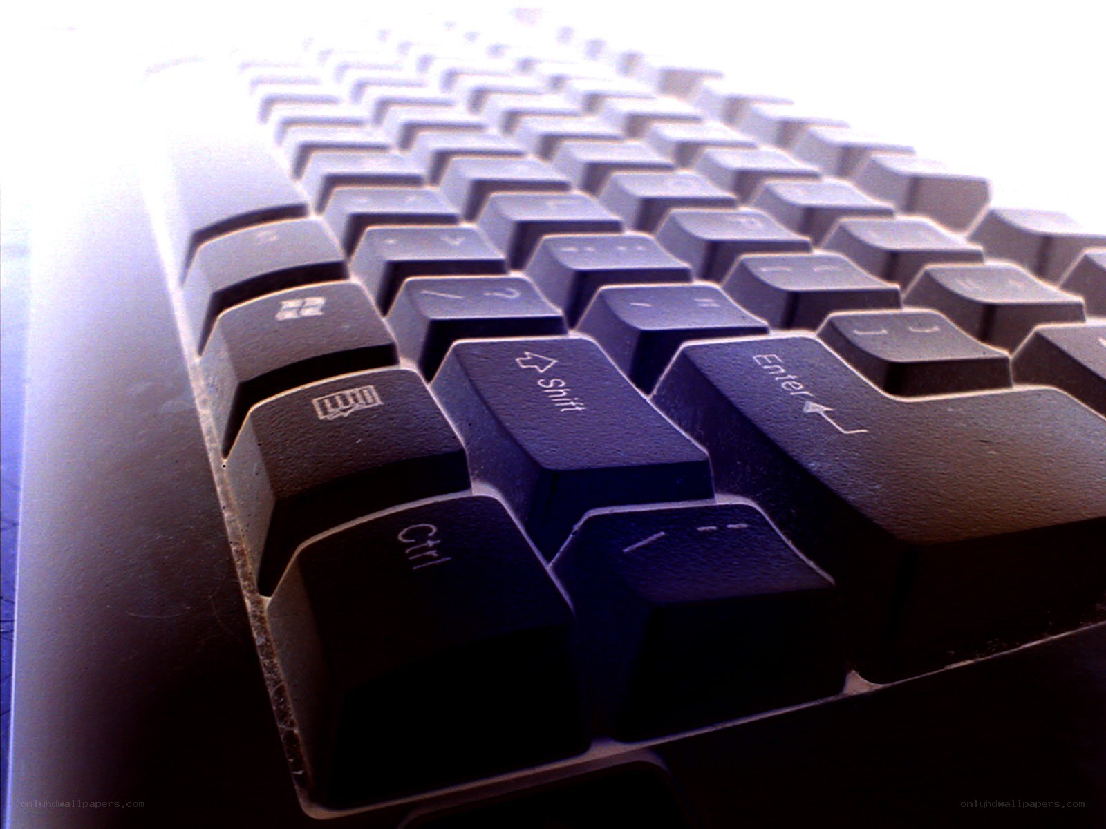Close-up of a computer keyboard