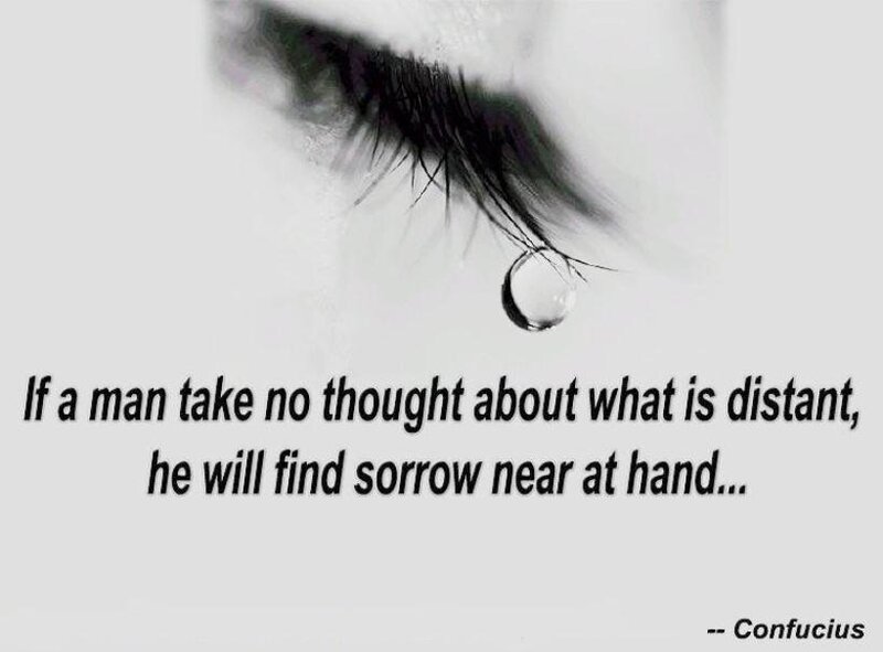 Close-up of a Crying Eye — Black, Melancholic