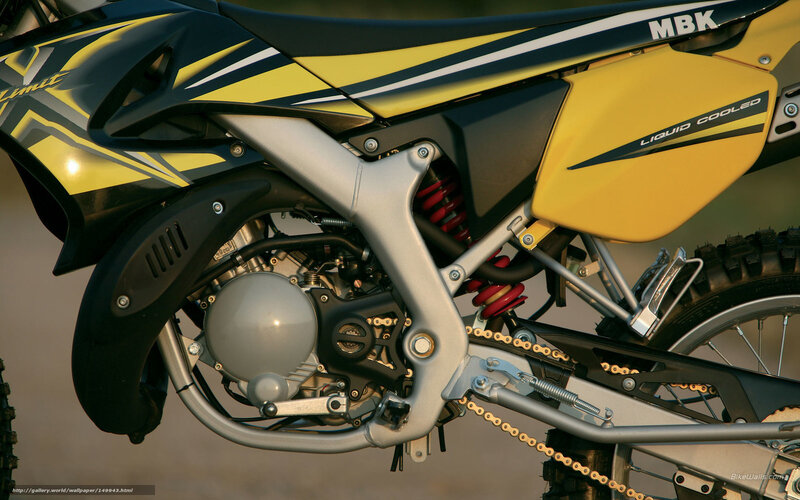 close-up of a dirt bike