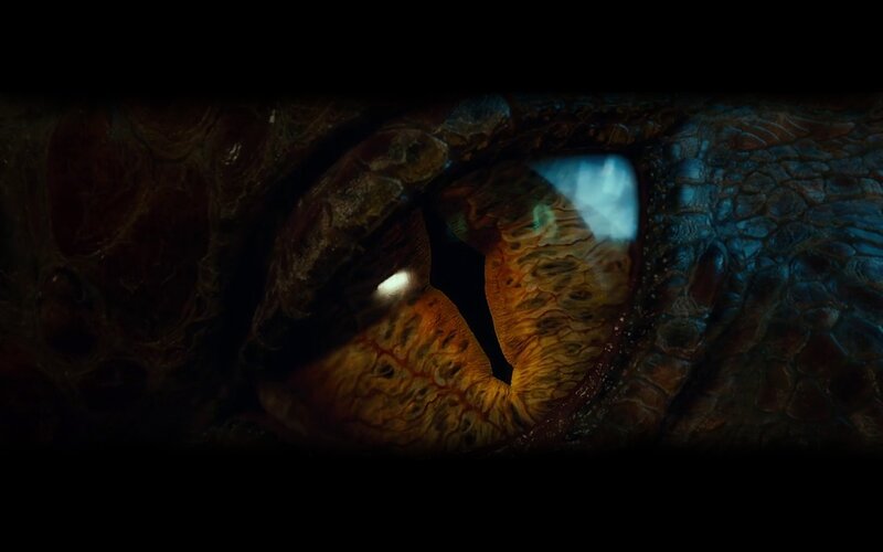 close-up of a dragon's eye