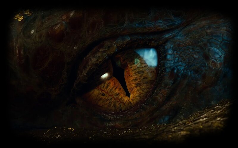 close-up of a dragon's eye