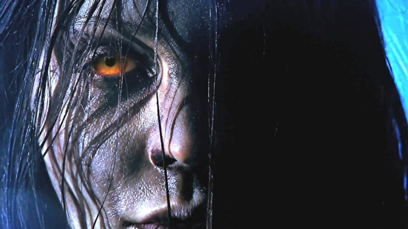 Close-up of a Face — Black, Dramatic, Eerie