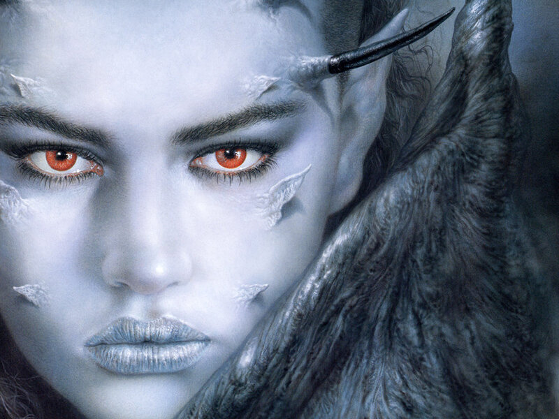 Close-up of a Fantasy Woman