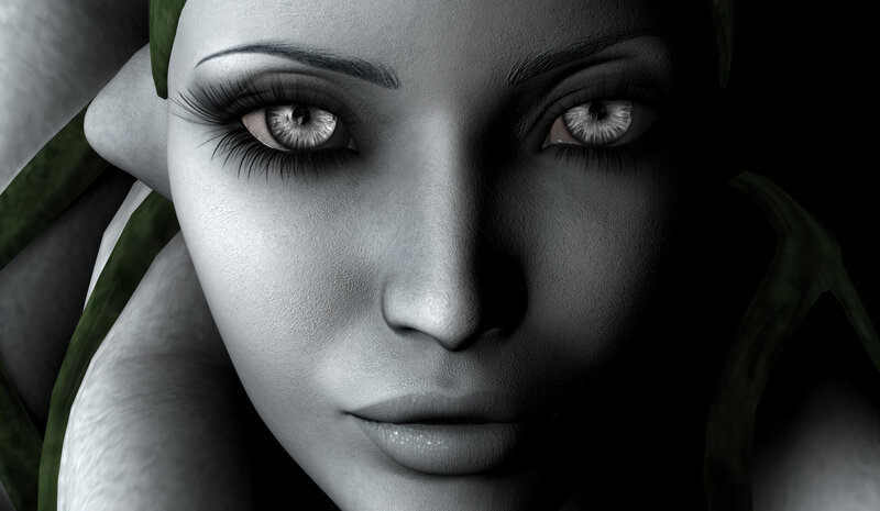 Close-up of a Female Face