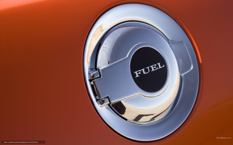Close-up of a fuel cap