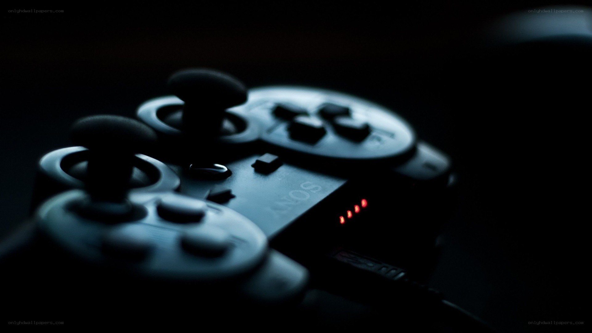 Close-up of a game controller