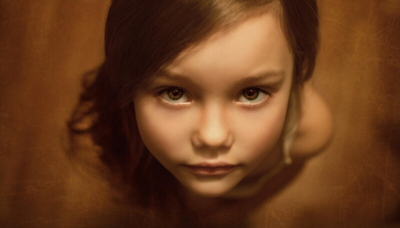 Close-up of a Girl — Brown