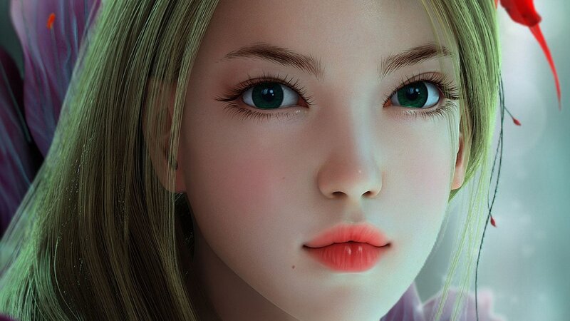 Close-up of a Girl