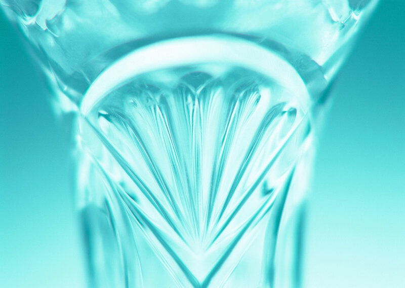 Close-up of a glass object