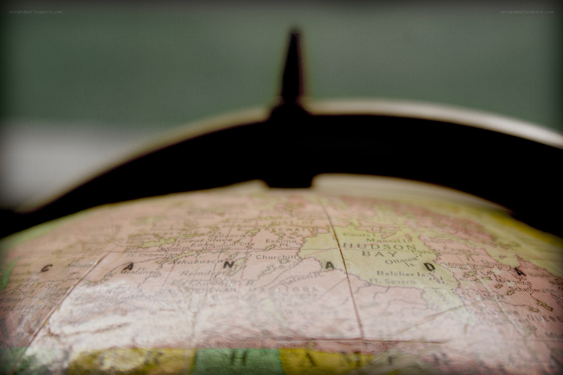 Close-up of a globe