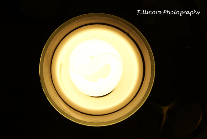 Close-up of a glowing light bulb
