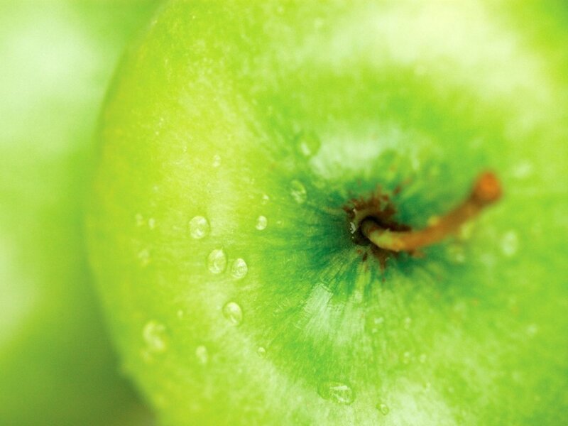 Close-up of a green apple