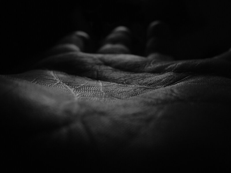 close-up of a hand