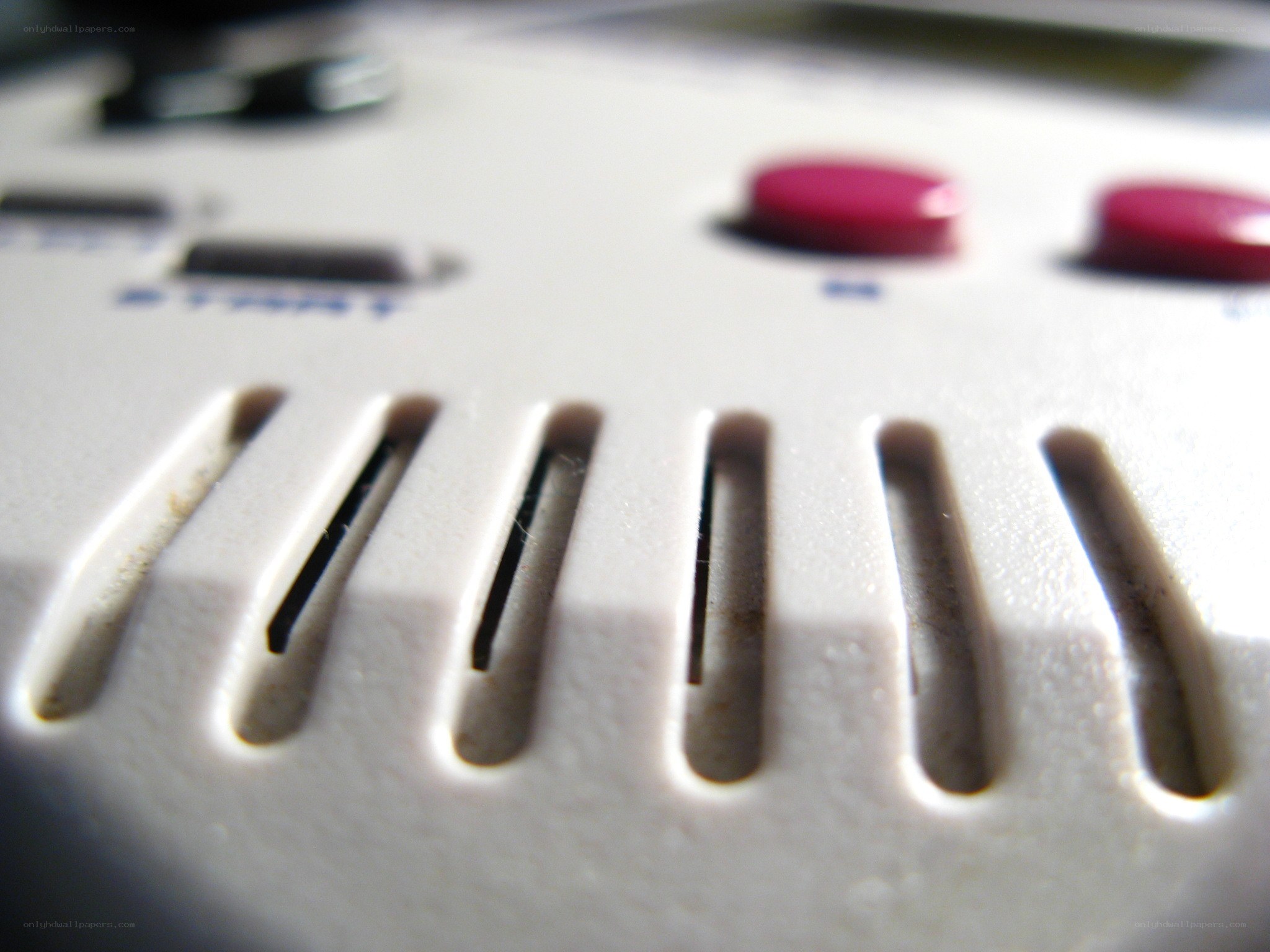 close-up of a handheld device