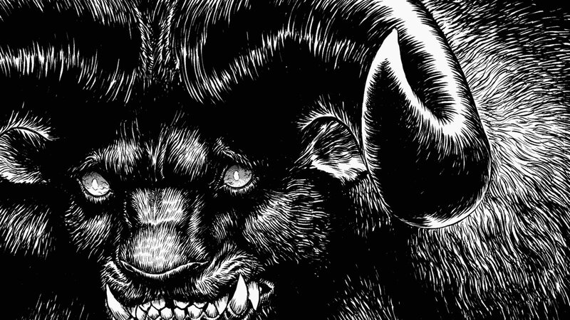 Close-up of a Horned Beast