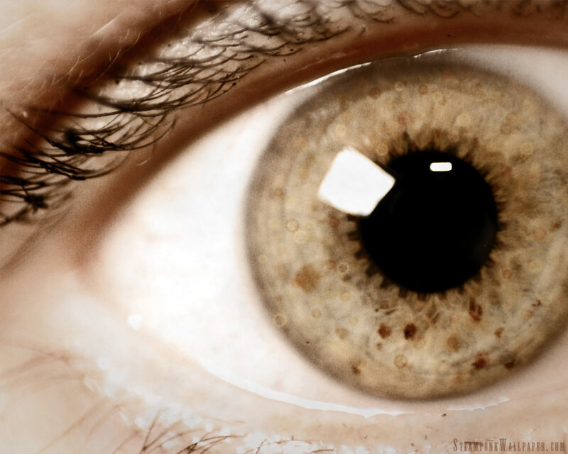 close-up of a human eye