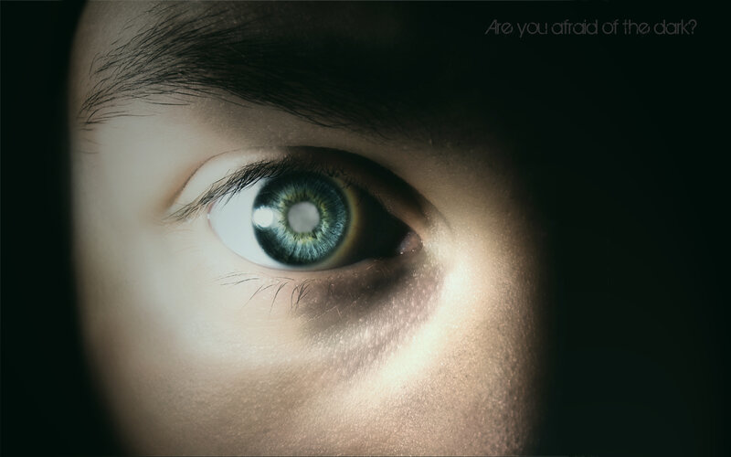 close-up of a human eye