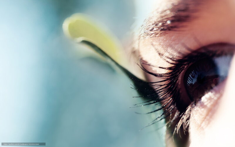 close-up of a human eye