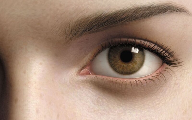 close-up of a human eye