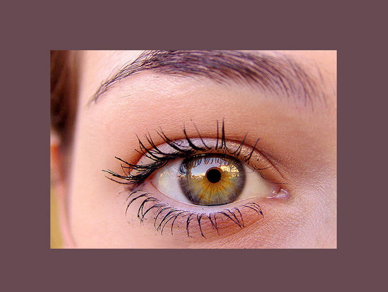 close-up of a human eye