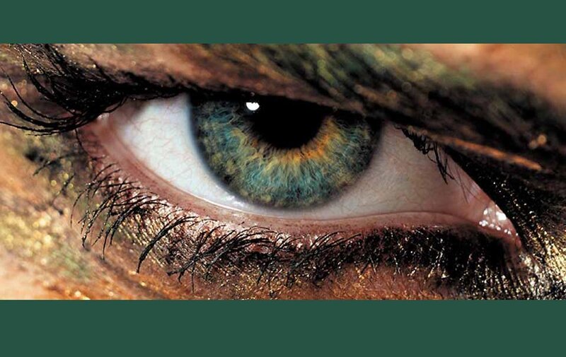 close-up of a human eye