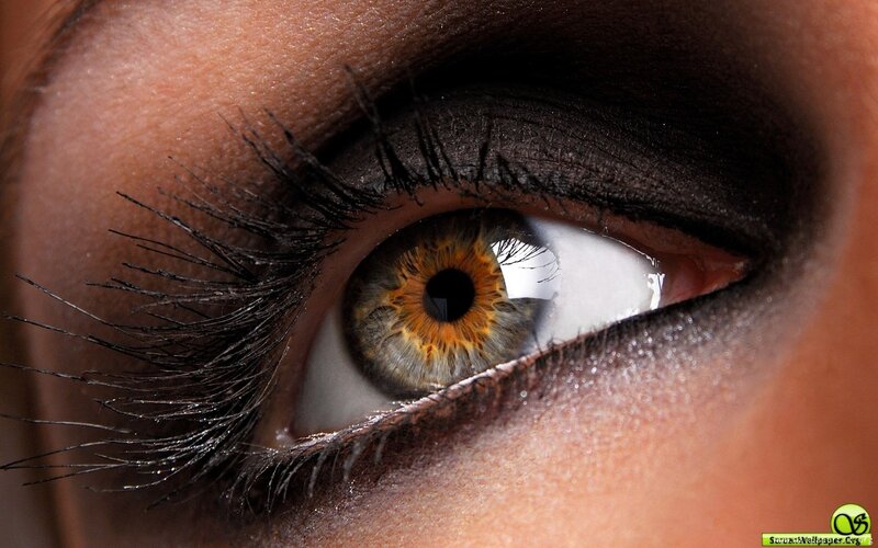 close-up of a human eye