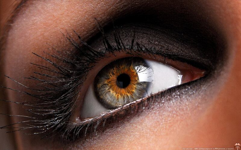 close-up of a human eye