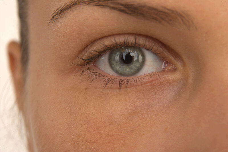 close-up of a human eye